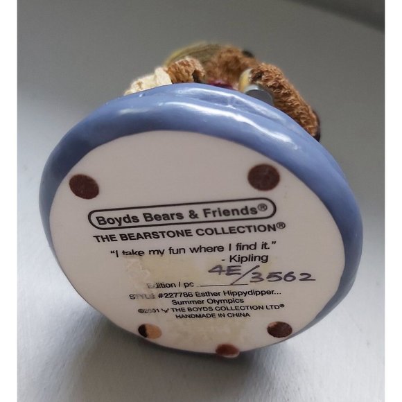 Boyds Bears & Friends, The Bearstone Collection, Style # 227786, Esther... - Picture 8 of 8